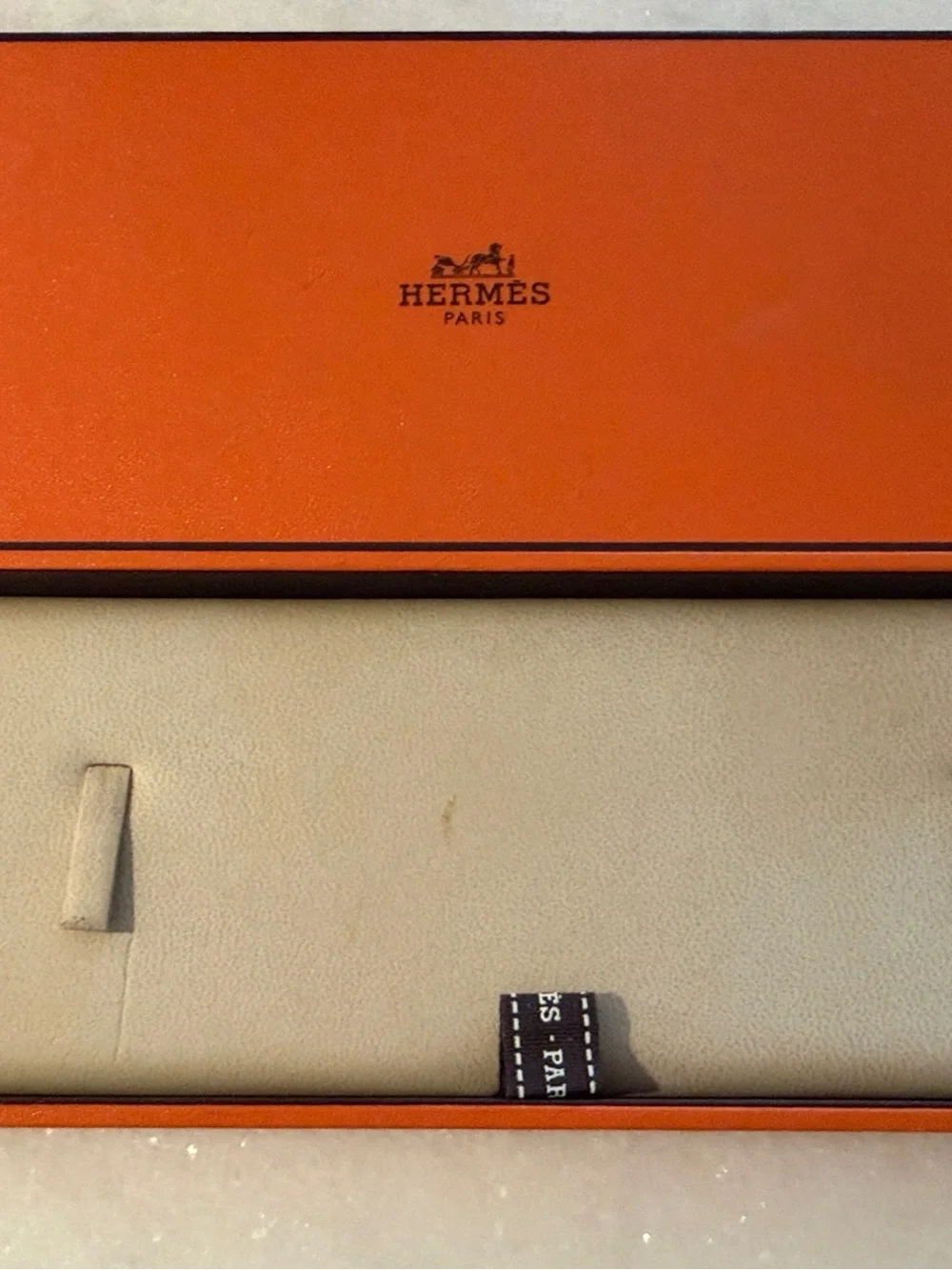 Hermes Orange Signature Watch or Bracelet Box